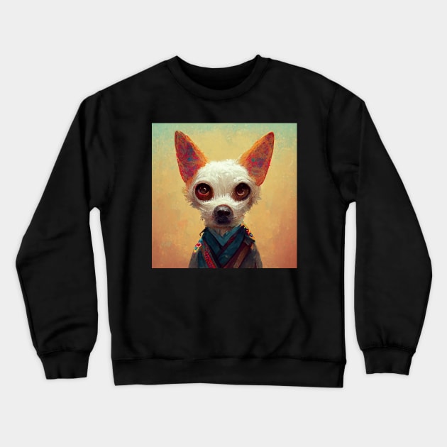 Cute dog Crewneck Sweatshirt by Salogwyn